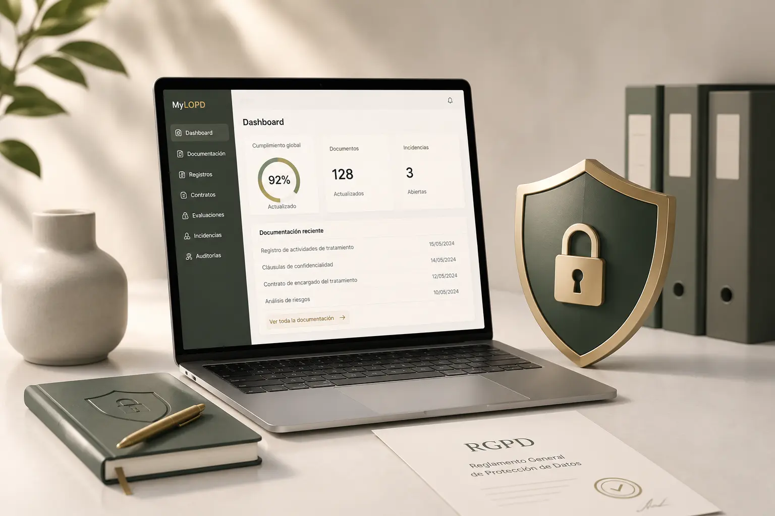 Plataforma de protección de datos RGPD para empresas LIRO